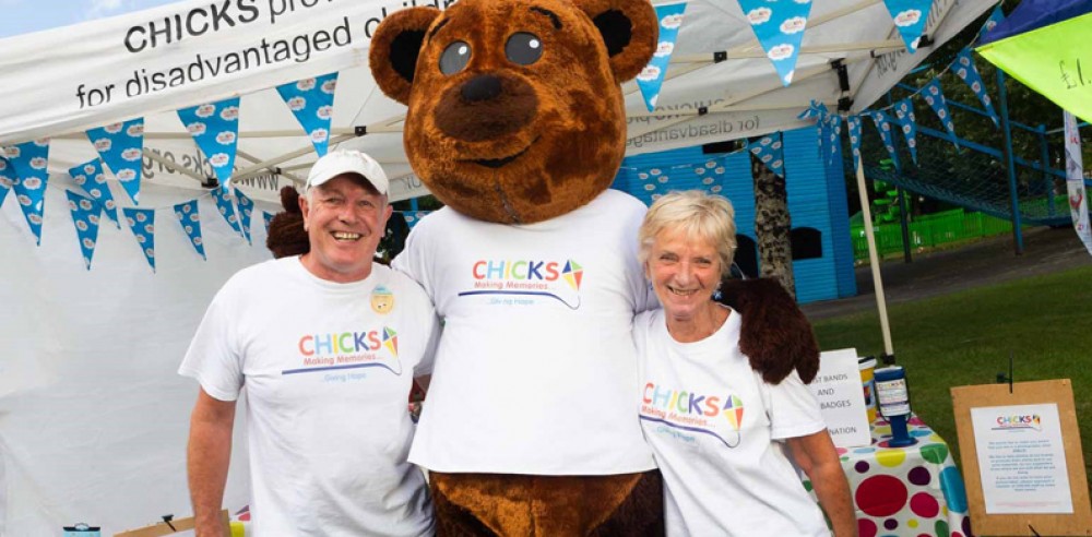 Mick and Jan at a CHICKS event