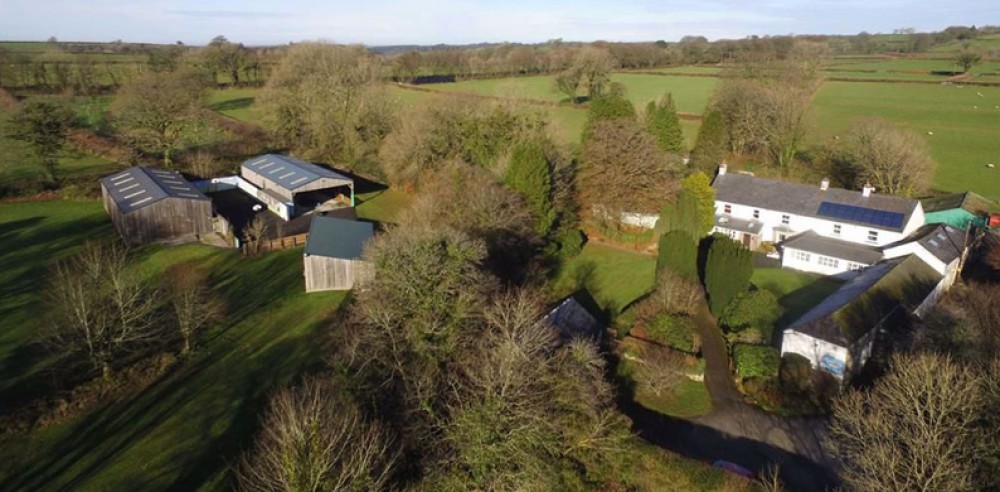 The Moorland Retreat from above