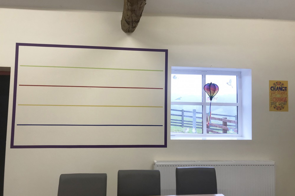 Planning area in the dining room